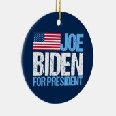 Joe Biden für Präsident Keramik Ornament (Rechts)
