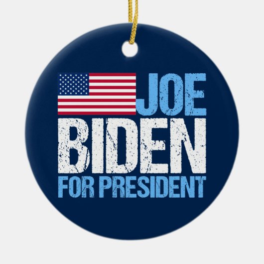 Joe Biden für Präsident Keramik Ornament (Vorne)