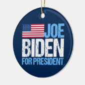 Joe Biden für Präsident Keramik Ornament (Links)