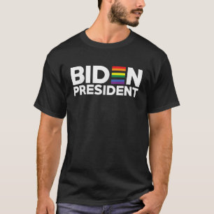Joe Biden für Präsident LGBT Gay Pride Rainbow Gif T-Shirt
