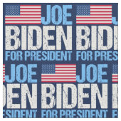 Joe Biden für Präsident Stoff (Nahaufnahme)