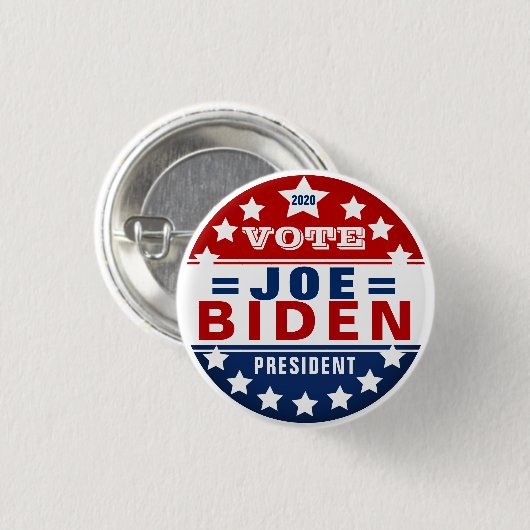 Joe Biden für Präsidenten Button (Vorne & Hinten)