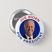 Joe Biden für Präsidenten Button (Vorne & Hinten)
