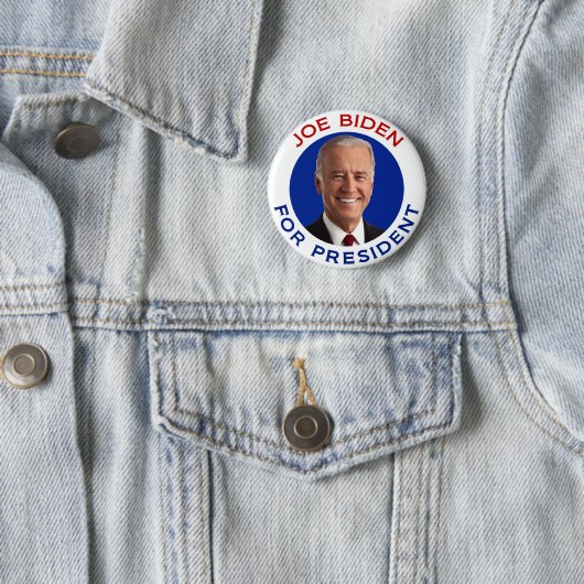 Joe Biden für Präsidenten Button (Beispiel)