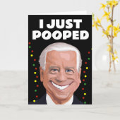 JOE BIDEN FUUNY KACKTE GEKACKT CHRISTMAS CARDS KARTE (Gelbe Blume)