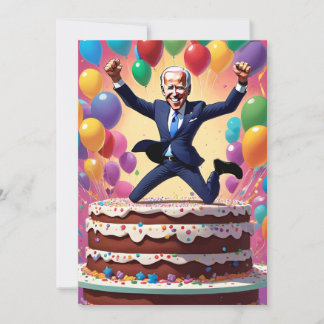 Joe Biden Geburtstagskarte Dankeskarte