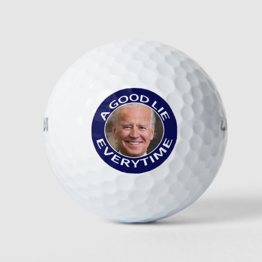Joe Biden Good Lie Golfball (Vorderseite)