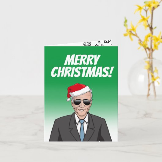 Joe Biden Greeting Karte (Gelbe Blume)