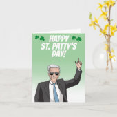 Joe Biden Greeting Karte (Gelbe Blume)