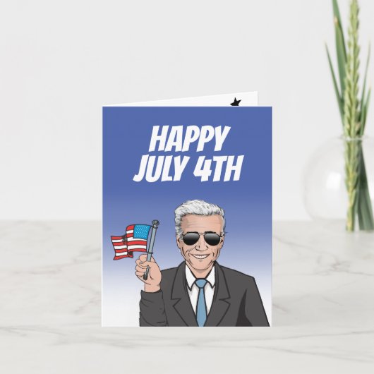 Joe Biden Greeting Karte (Vorderseite)