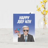 Joe Biden Greeting Karte (Gelbe Blume)