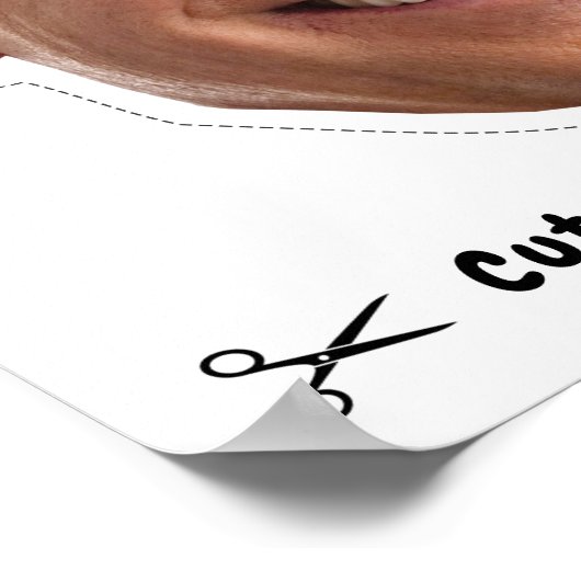 Joe Biden Halloween Mask Poster (Ecke)