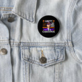 Joe Biden Happy Halloween Flag Button (Beispiel)