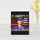 Joe Biden Happy Halloween Flag Karte (Gelbe Blume)