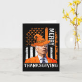 Joe Biden Happy Halloween Merry Erntedank US F Karte (Gelbe Blume)