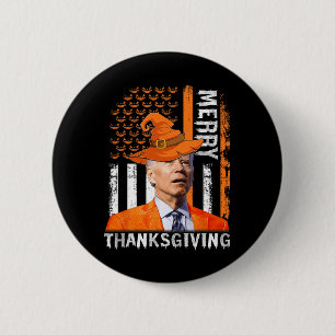Joe Biden Happy Halloween Merry Erntedank Us Fl Button