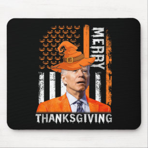 Joe Biden Happy Halloween Merry Erntedank Us Fl Mousepad