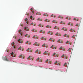 Joe Biden Happy Oaster Christmas Pink Gift Wrap Geschenkpapier (Ungerollt)