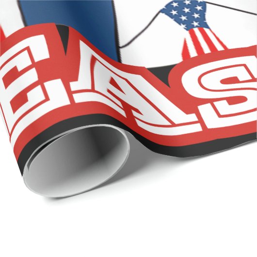 Joe Biden Happy Oaster Geschenkpapier (Rolleneckpunkt)