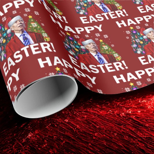 Joe Biden Happy Oaster Geschenkpapier