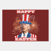 Joe Biden Happy Oaster Geschenkpapier Set (Vorderseite 2)