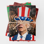 Joe Biden Happy Oaster Geschenkpapier Set (Beispiel)