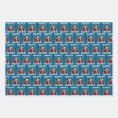 Joe Biden Happy Oaster Weihnachtsgeschenk Wrap Geschenkpapier Set (Vorderseite)