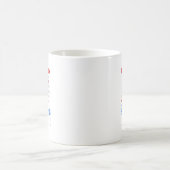 Joe Biden hat Blut in den Händen. Kaffeetasse (Mittel)