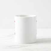 Joe Biden hat Blut in den Händen. Kaffeetasse (Mittel)