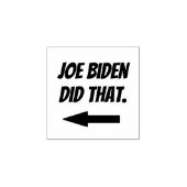 Joe Biden hat diese Gummi-Briefmarke gemacht Gummistempel (Prägung)