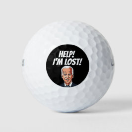 JOE BIDEN HELP! ICH BIN VERLOREN! FUNNY GOLF BALLS GOLFBALL