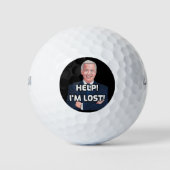 JOE BIDEN HELP! ICH BIN VERLOREN! GOLF BALLS GOLFBALL (Vorderseite)