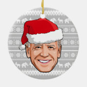Joe Biden Holiday Keramik Ornament (Hinten)