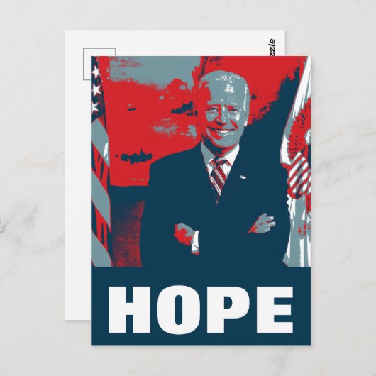Joe Biden Hope Postkarte (Vorne/Hinten)