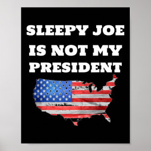 Joe Biden ist nicht mein Präsident Harris Usa Wahl Poster