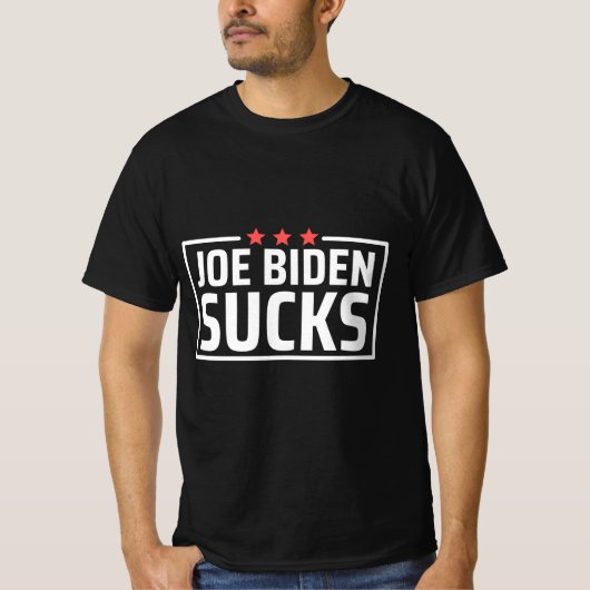joe Biden Ist zum Kotzen T-Shirt (Vorderseite)