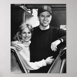 Joe Biden Jill Biden altes Foto Poster