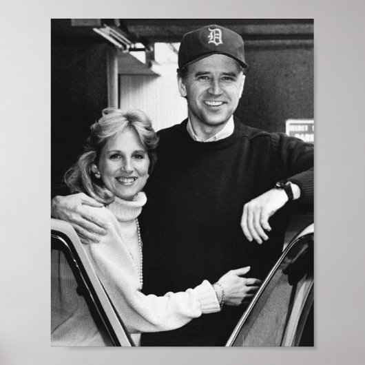 Joe Biden Jill Biden altes Foto Poster (Vorne)