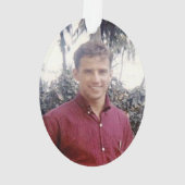 Joe Biden jung heiß stylisiert Ornament (Rückseite)