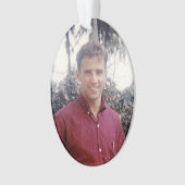 Joe Biden jung heiß stylisiert Ornament (Vorderseite)