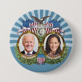 Joe Biden Kamala Harris 2020 Collectible Jugate Button (Vorderseite)