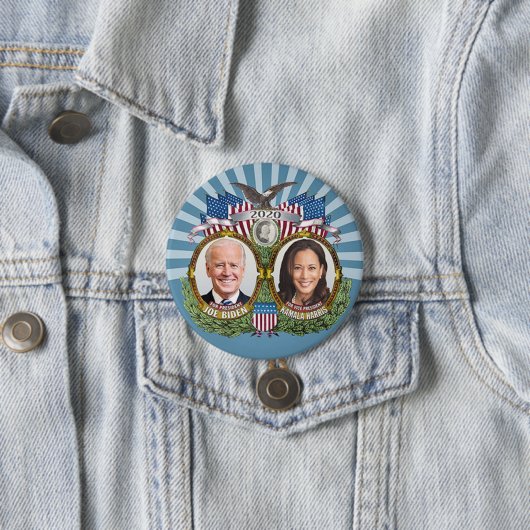 Joe Biden Kamala Harris 2020 Collectible Jugate Button (Beispiel)