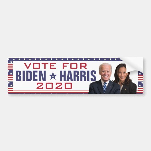 Joe Biden Kamala Harris 2020 President Vice Autoaufkleber (Vorne)