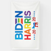 Joe Biden Kamala Harris 2020 Rainbow Gay Pride Banner (Vertikal)