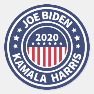 Joe Biden Kamala Harris 2020 Runder Aufkleber
