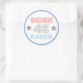 Joe Biden Kamala Harris 2020 Runder Aufkleber (Tasche)