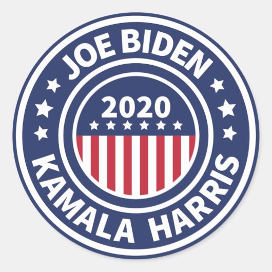 Joe Biden Kamala Harris 2020 Square Stickers (Vorderseite)