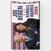 Joe Biden Kamala Harris 2020 US-Präsident Foto Banner (Vertikal)