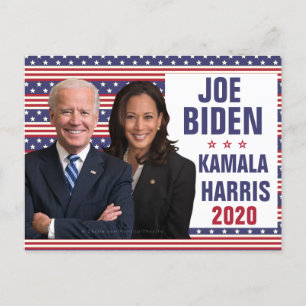 Joe Biden Kamala Harris 2020 US-Präsident Foto Postkarte