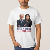 Joe Biden Kamala Harris 2020 US-Präsident Foto T-Shirt (Vorderseite)